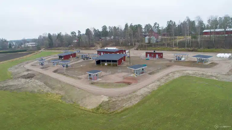 Aktiivipihatto ilmakuvassa